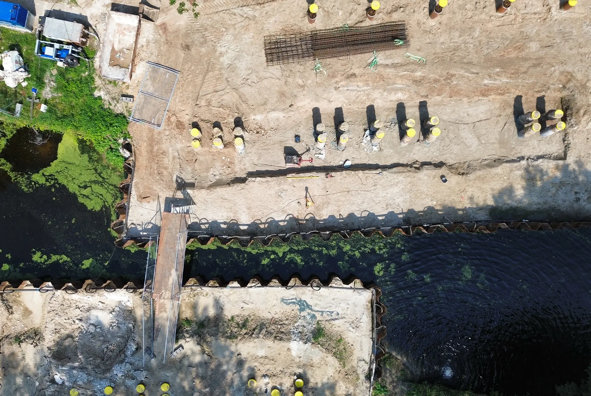 Aanbrengen casing draaipalen met groutinjectie