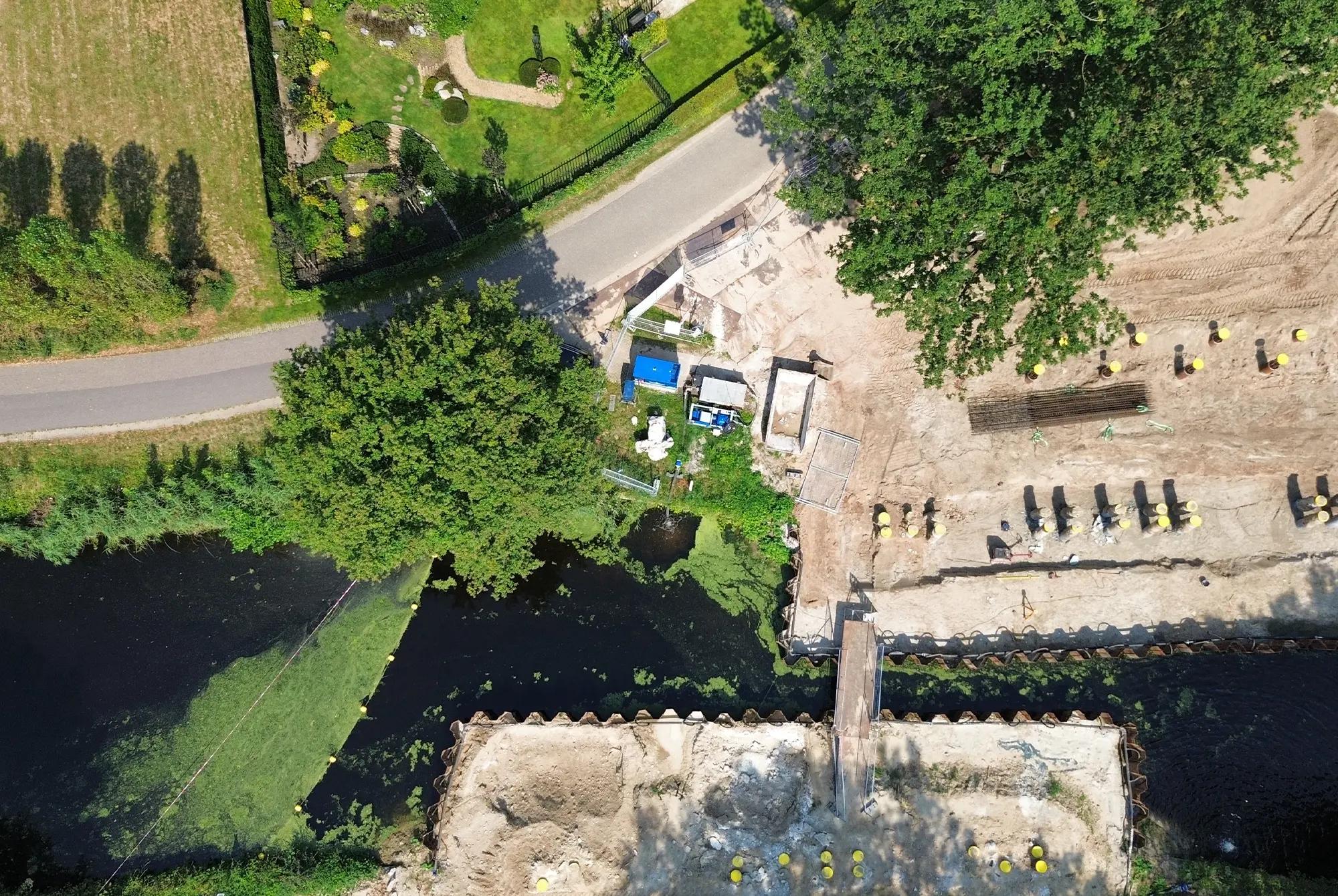 Aanbrengen casing draaipalen met groutinjectie